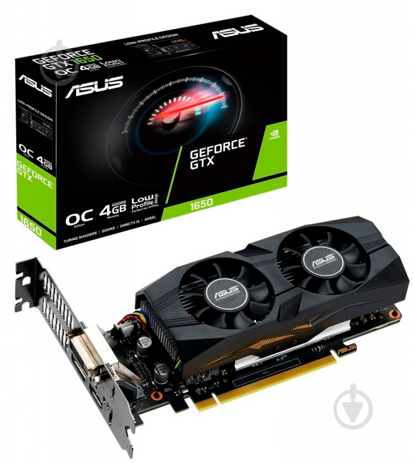 Видеокарта Asus GeForce GTX 1650 4GB GDDR5 128bit (GTX1650-O4G-LP-BRK) - фото 8 Видеокарта Asus GeForce GTX 1650 4GB GDDR5 128bit (GTX1650-O4G-LP-BRK) - фото 8