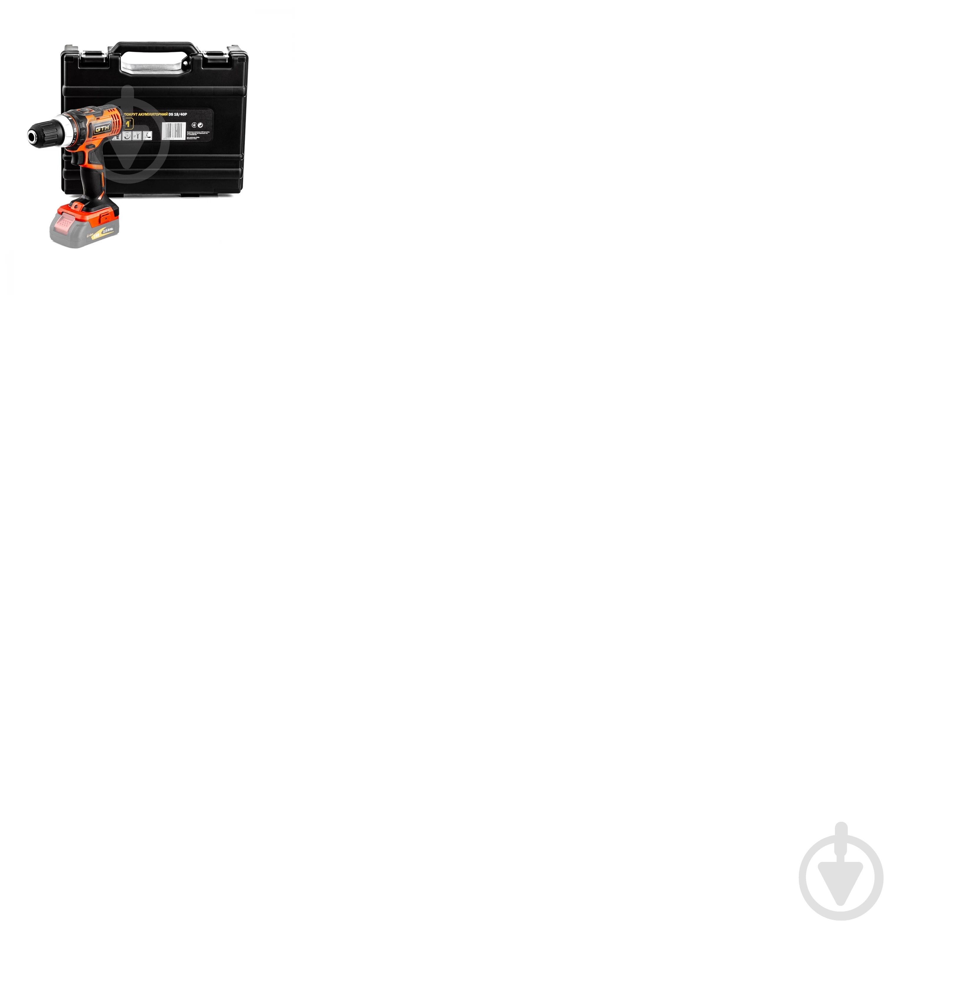Шуруповерт аккумуляторный GTM BARE TOOL DS18/40P - фото 3 Шуруповерт аккумуляторный GTM BARE TOOL DS18/40P - фото 3