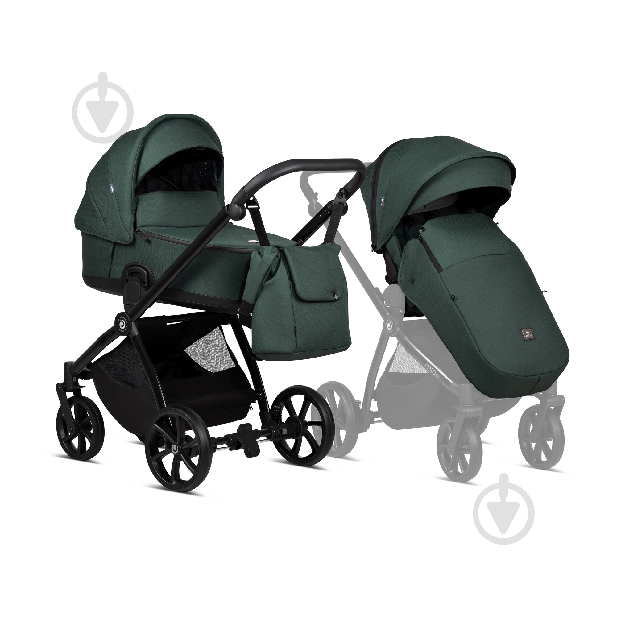 Коляска универсальная TUTIS Mio3 plus Essential Pacific Green (1502240) - фото 2