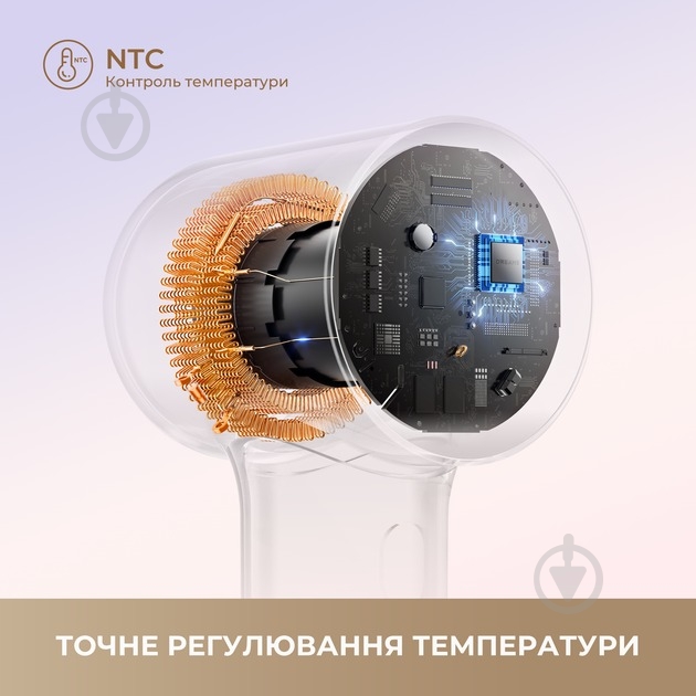 Фен DREAME Hair MINI Hair MINI Blue (AHG11AB) - фото 5