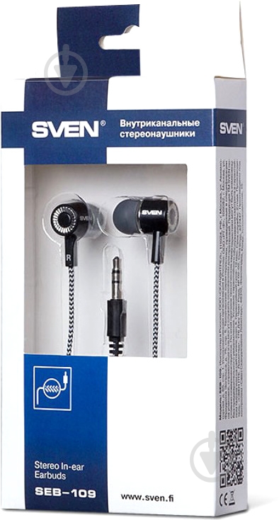 Наушники Sven E-109M black (850236) - фото 2