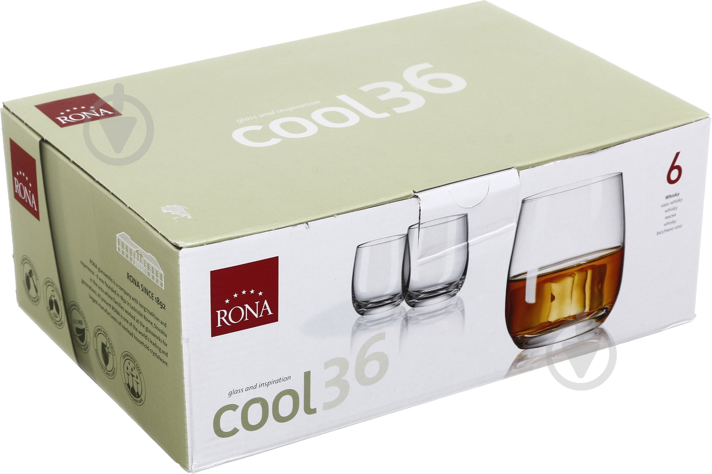 Набор стаканов для виски Rona Cool Whisky GB6 4218-0-360 360 мл 6 шт. - фото 2