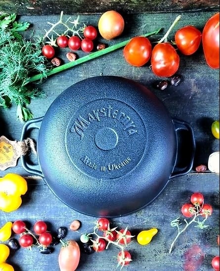 Кастрюля Maysternya чугунная 6 л Т404 - фото 2