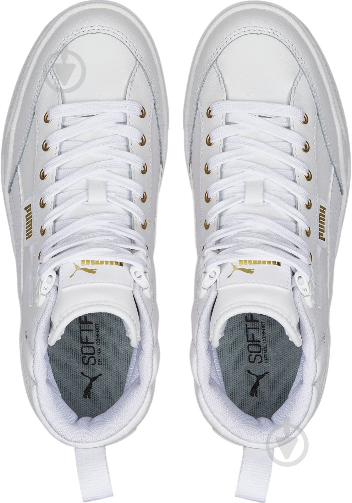 Кроссовки женские демисезонные Puma KARMEN MID 38585701 р.37 белые - фото 5
