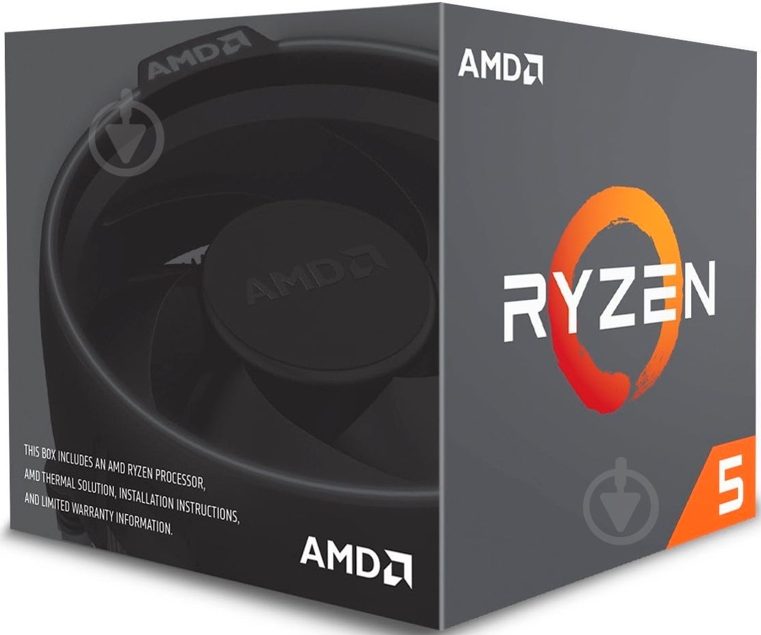 Процесор AMD Ryzen 5 2600 3,4 GHz Socket AM4 Box (YD2600BBAFBOX) - фото 2
