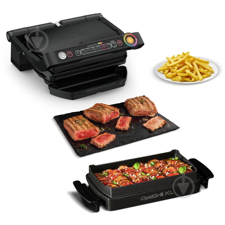 Гриль контактный Tefal OptiGrill + GC714834 - фото 9 Гриль контактный Tefal OptiGrill + GC714834 - фото 9