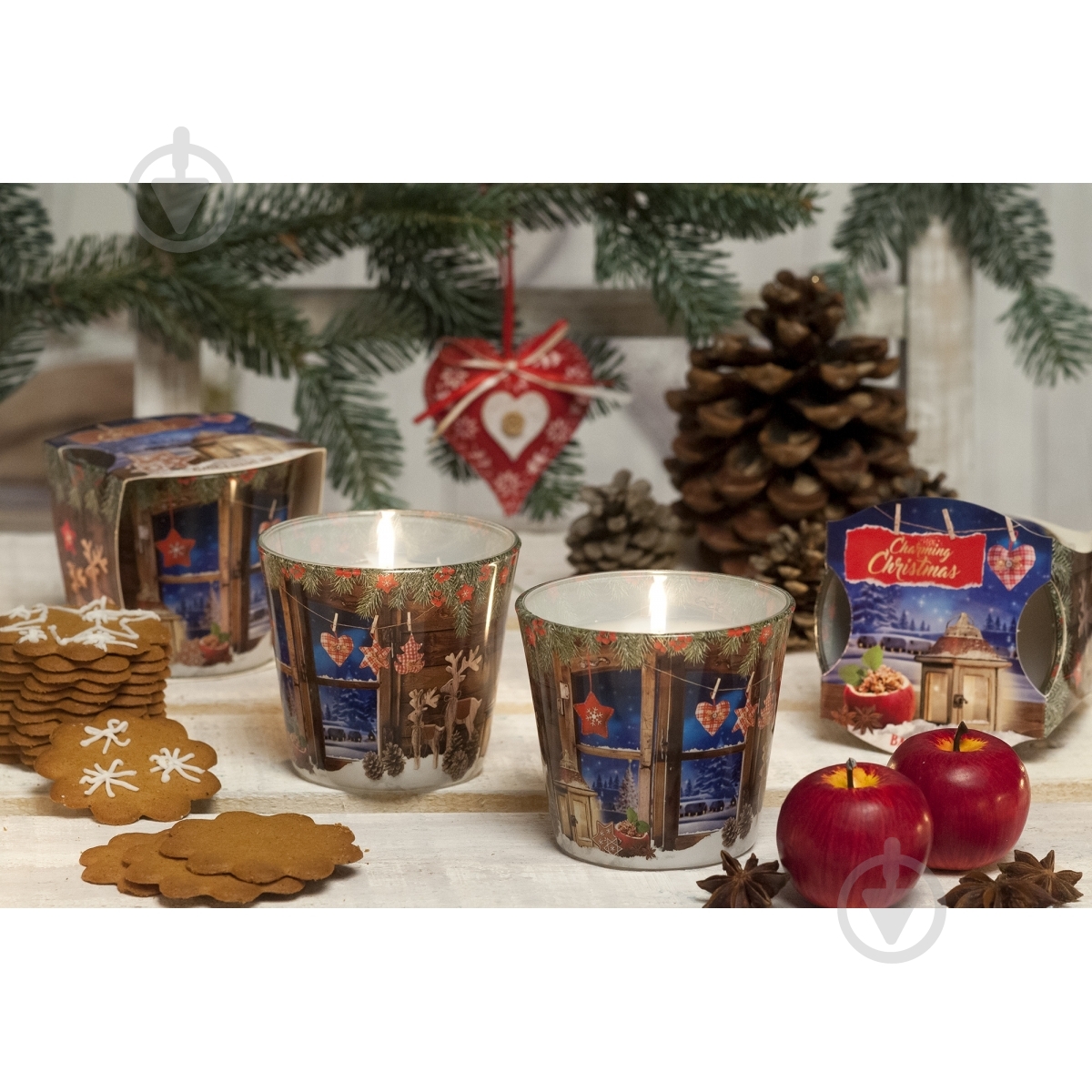 Свеча ароматическая Bartek Candles Волшебное рождество 115 г - фото 3