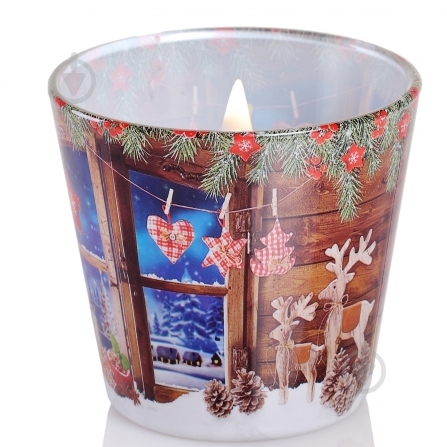 Свеча ароматическая Bartek Candles Волшебное рождество 115 г - фото 1