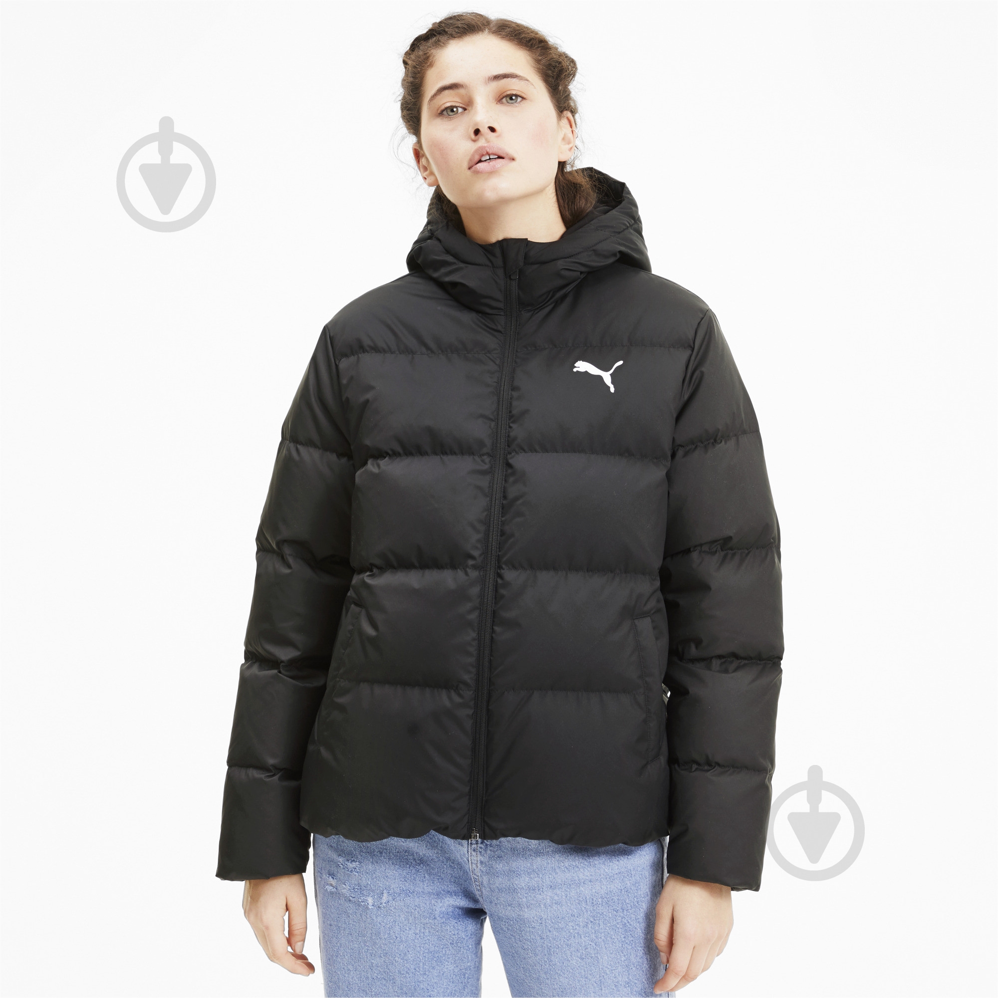 Пуховик Puma ESS+ Down Jacket 58221801 р.M черный - фото 1