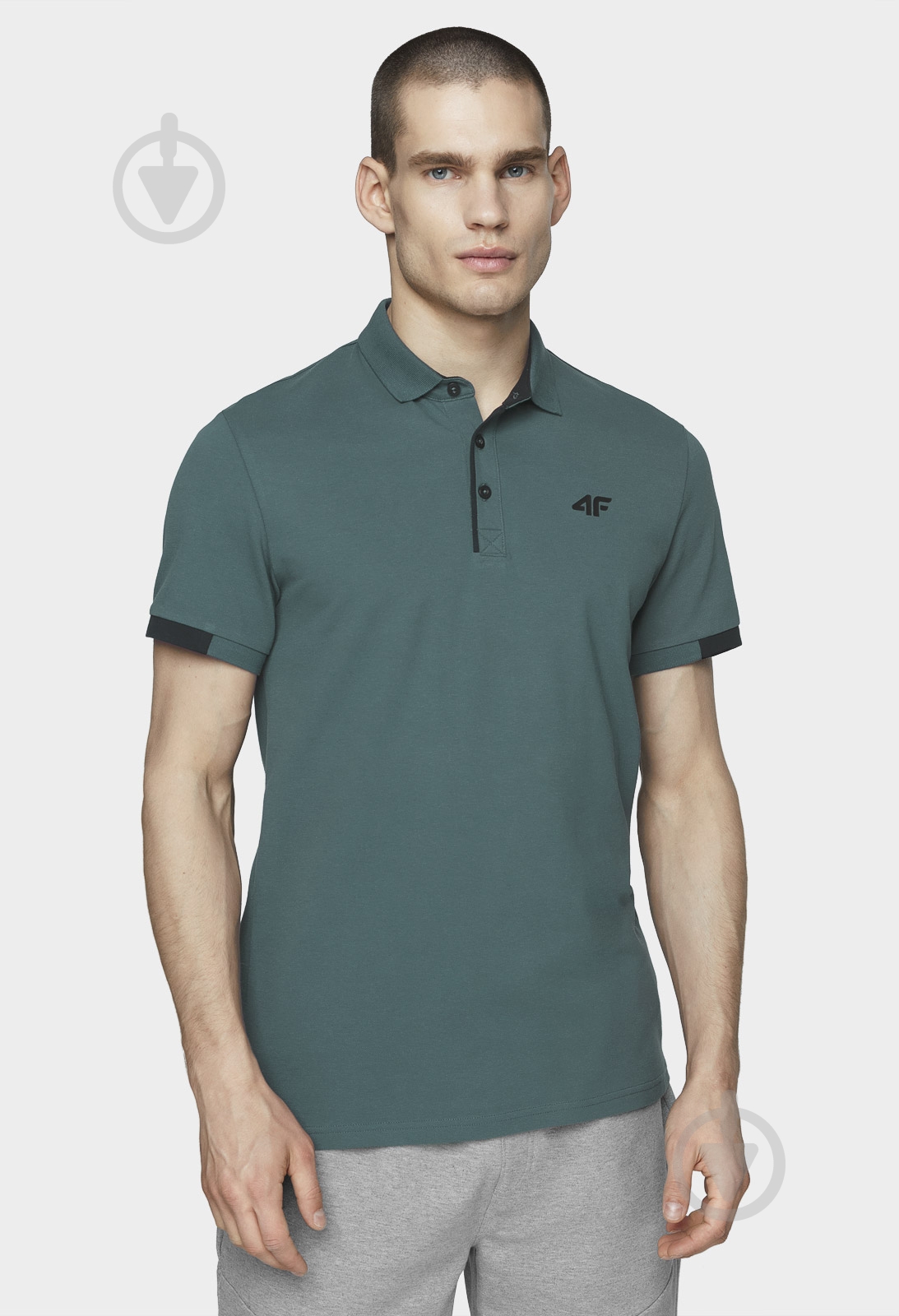 Поло 4F D4L20-TSM312-32S р.M белый - фото 3