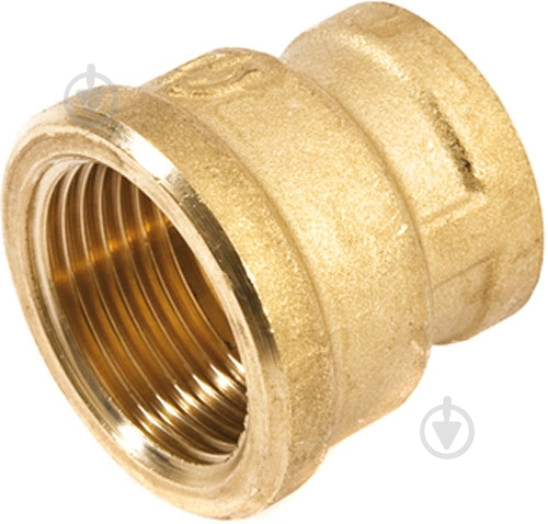 Муфта редукционная ВВ General Fittings ВР-ВР 1"x3/4'' латунь GF - фото 1 Муфта редукционная ВВ General Fittings ВР-ВР 1"x3/4'' латунь GF - фото 1