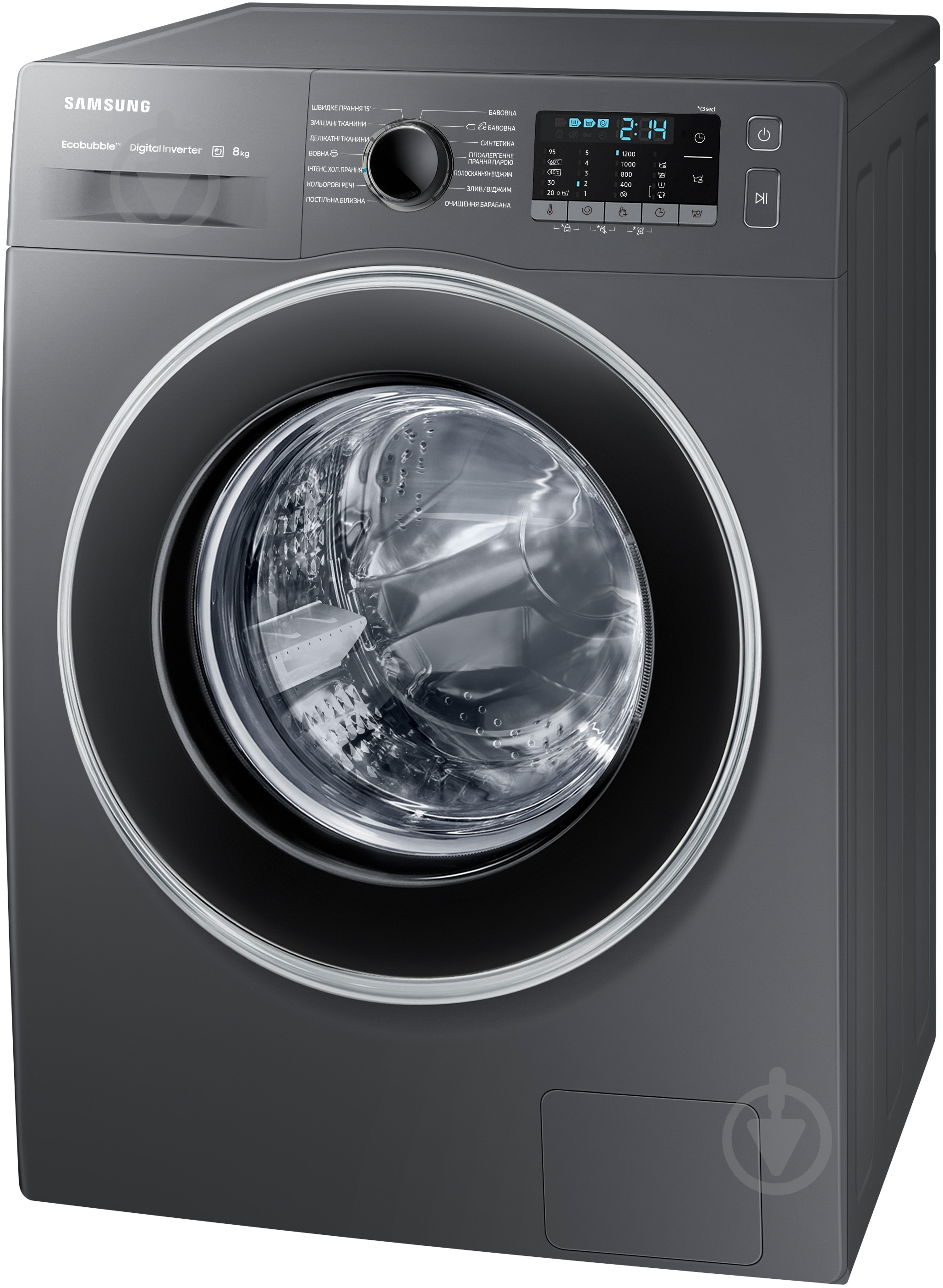 Стиральная машина Samsung WW80J52E0HX/UA - фото 2 Стиральная машина Samsung WW80J52E0HX/UA - фото 2