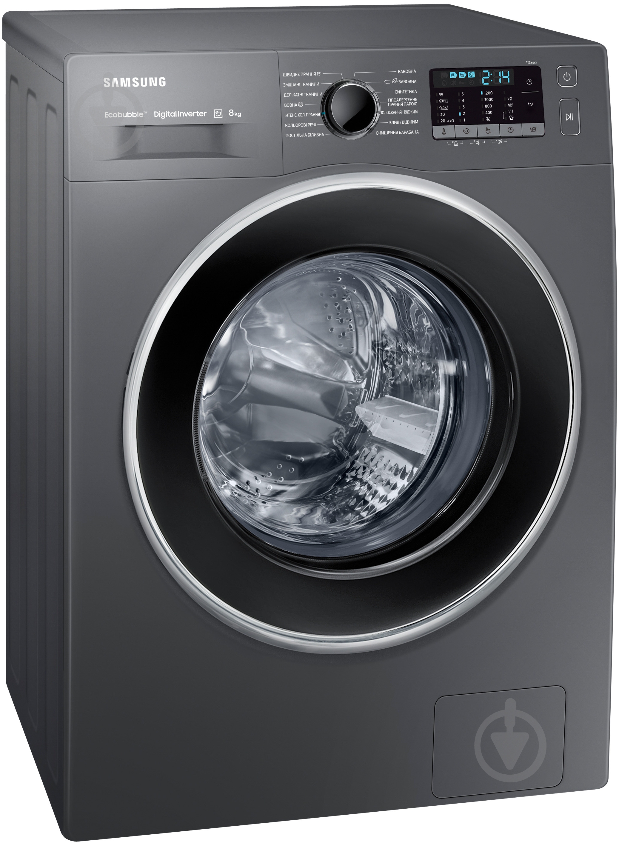 Стиральная машина Samsung WW80J52E0HX/UA - фото 3 Стиральная машина Samsung WW80J52E0HX/UA - фото 3