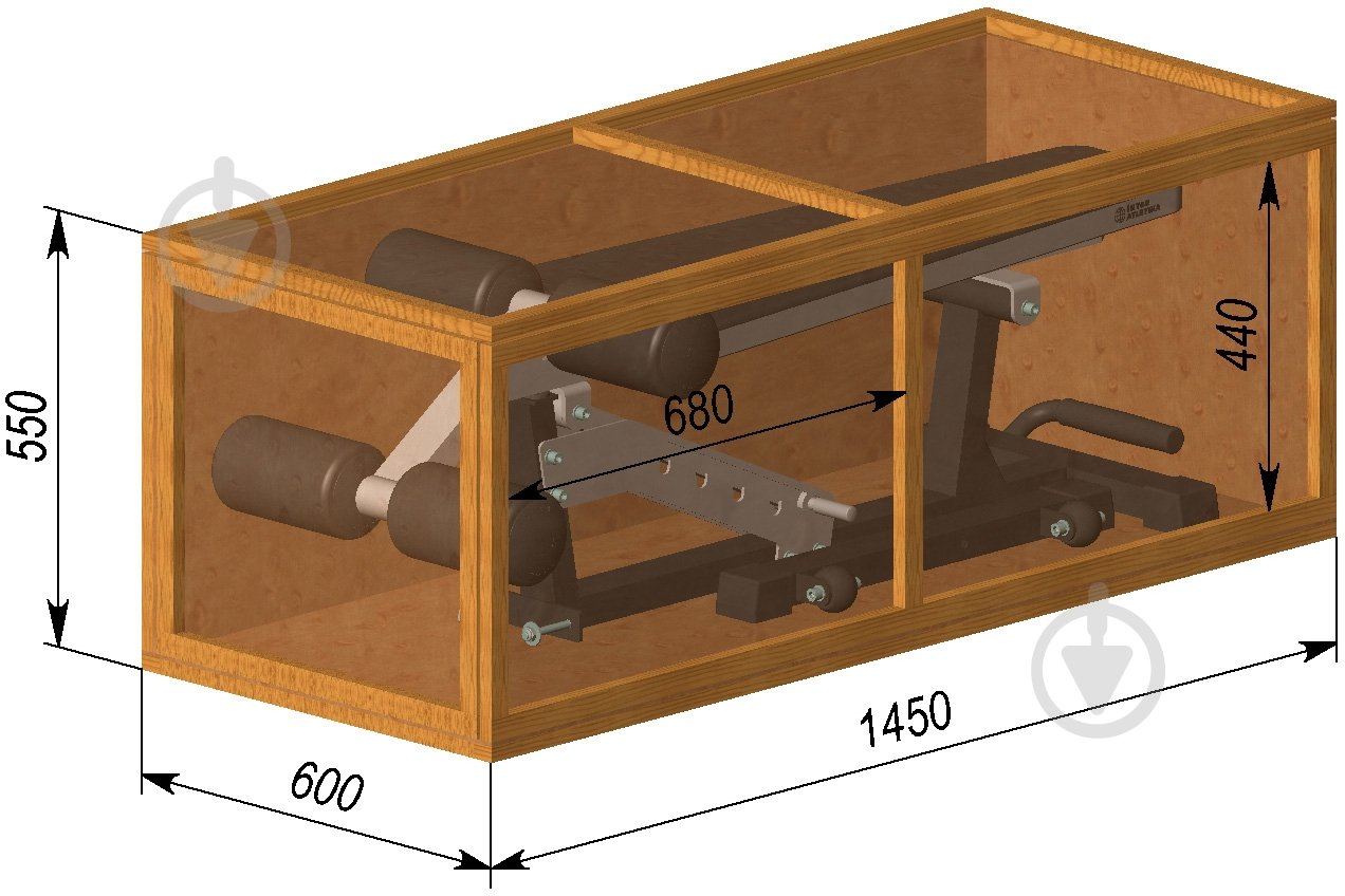 Скамья InterAtletika LC311 - фото 4