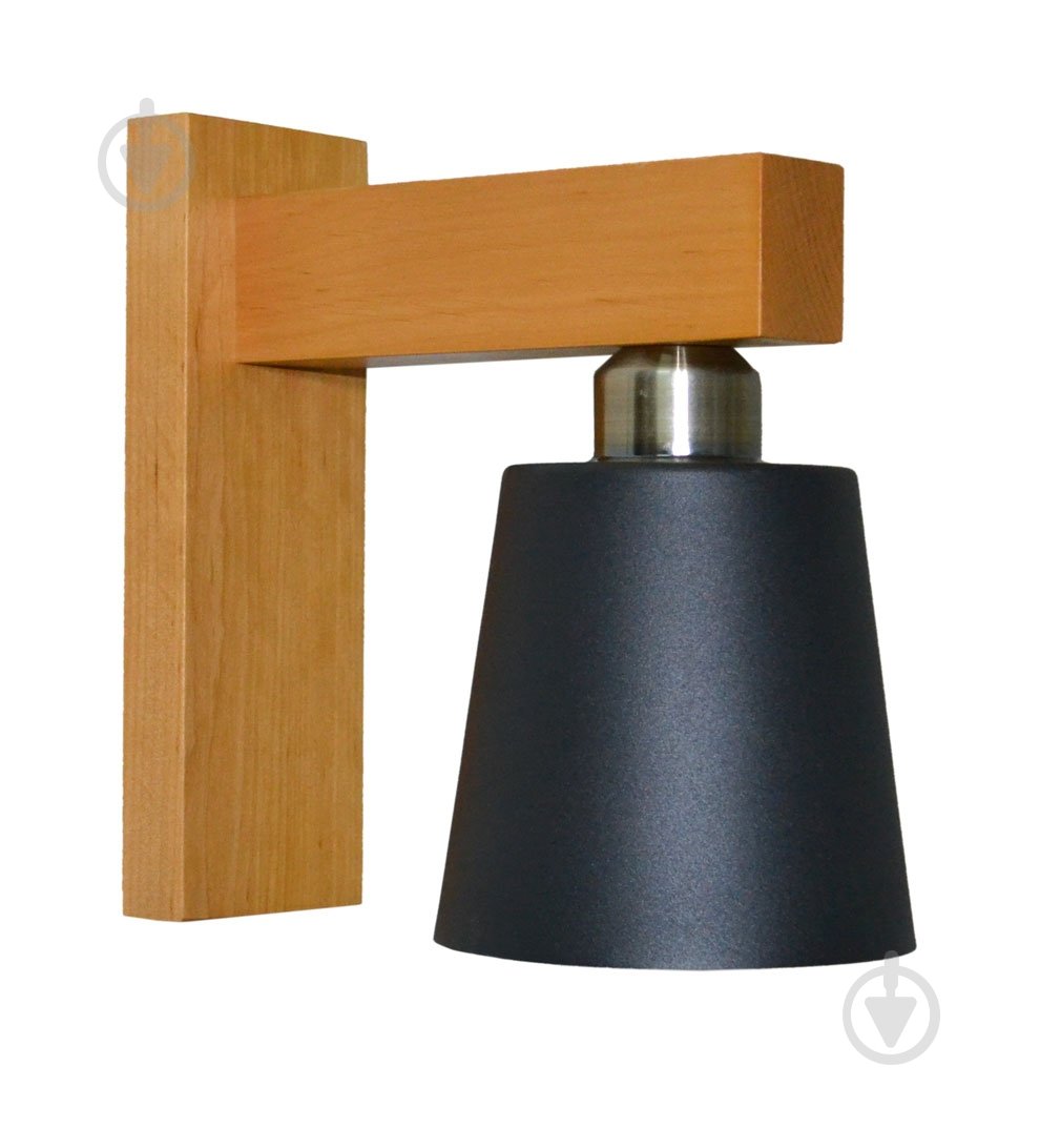 Бра Геотон Крона СТ180-Б1 1x60 Вт E27 дерево светлое 48744 - фото 1