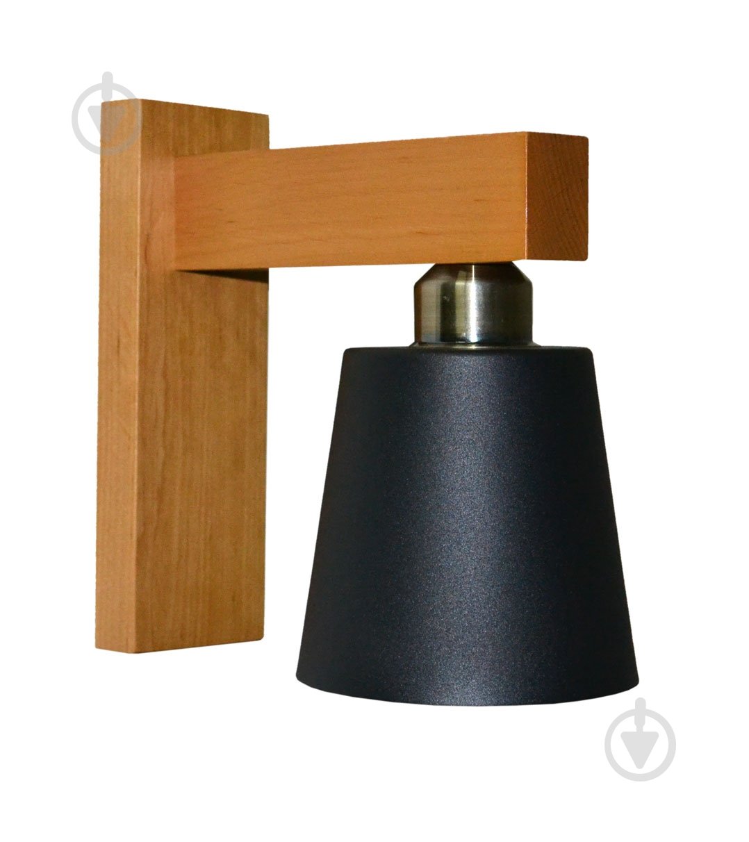 Бра Геотон Крона СТ180-Б1 1x60 Вт E27 дерево светлое 48744 - фото 2