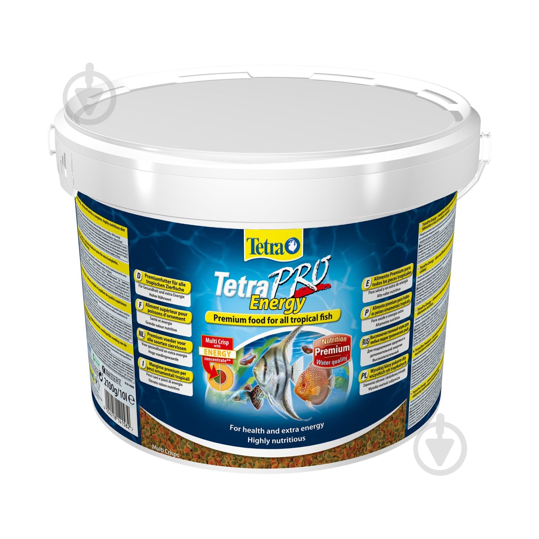 Корм Tetra для рыб для придания энергии PRO Energy Crisps 10 л 141582 (риба і побічні рибні продукти) - фото 1 Корм Tetra для рыб для придания энергии PRO Energy Crisps 10 л 141582 (риба і побічні рибні продукти) - фото 1