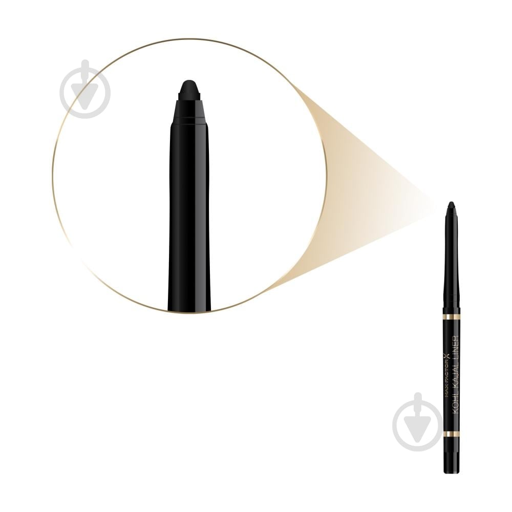 Олівець для очей Max Factor Kohl Kajal №01 чорний 0,35 г - фото 3