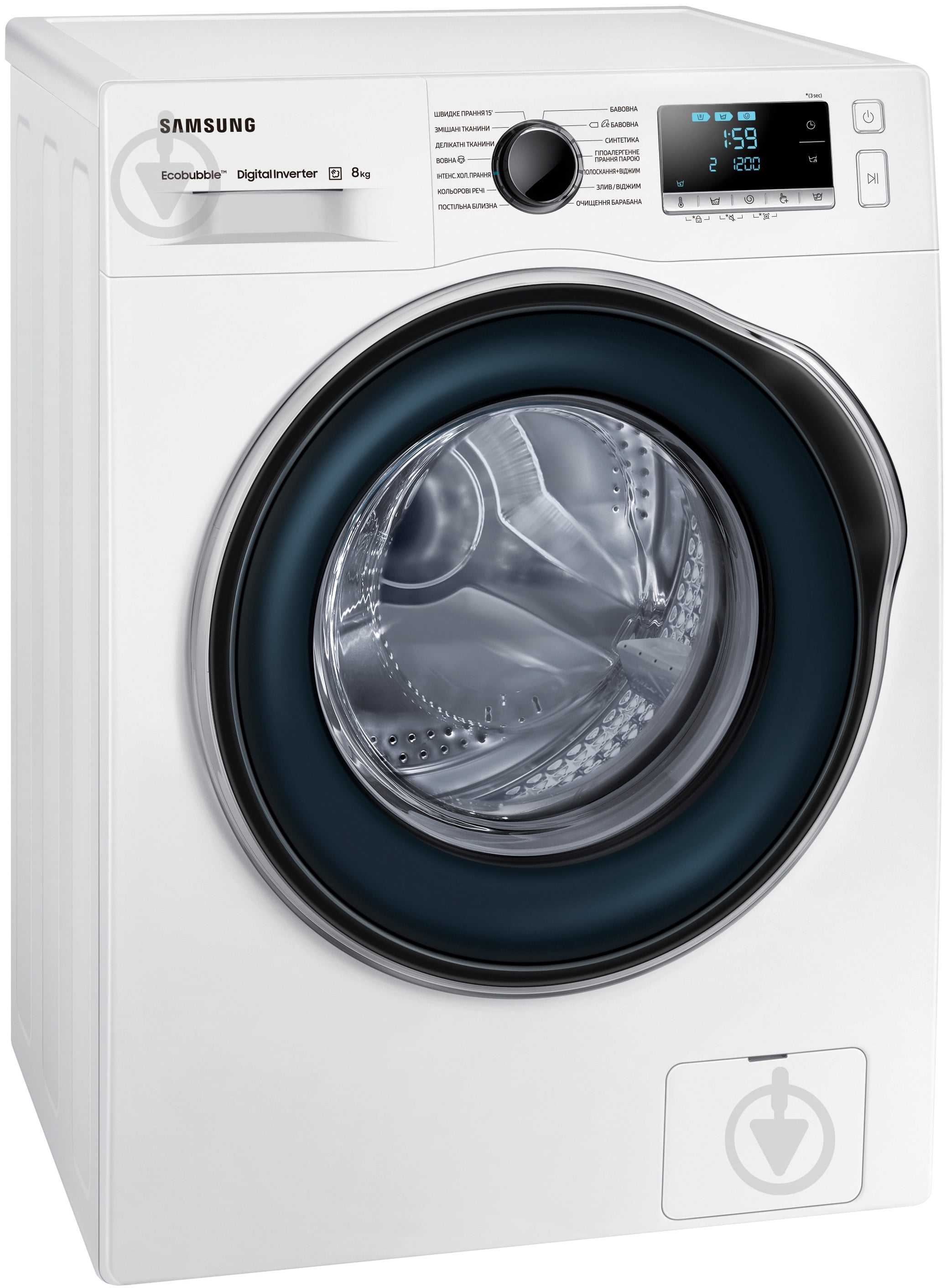Стиральная машина Samsung WW80J62E0DW/UA - фото 3 Стиральная машина Samsung WW80J62E0DW/UA - фото 3