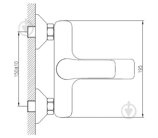 Смеситель для душа Koller Pool Kvadro Start (KS0100) - фото 4 Смеситель для душа Koller Pool Kvadro Start (KS0100) - фото 4
