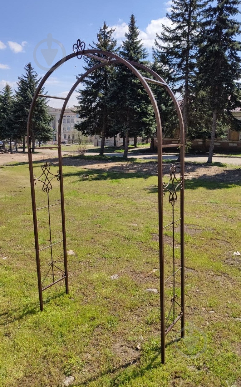 Арка садовая Европейская 2400х1450х400 мм - фото 2