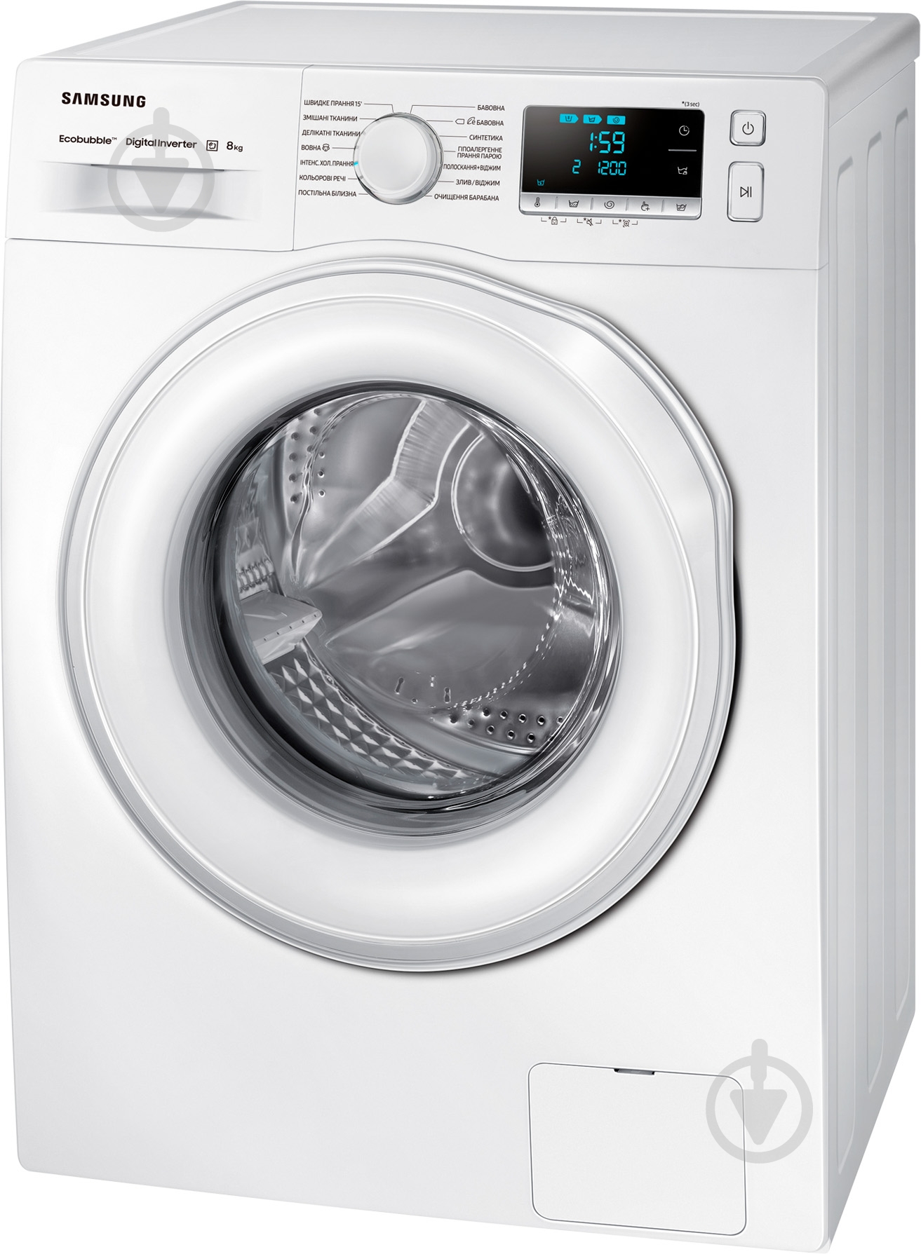 Стиральная машина Samsung WW80J62E0FW/UA - фото 2 Стиральная машина Samsung WW80J62E0FW/UA - фото 2
