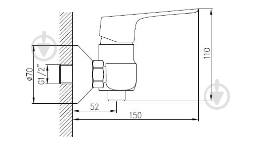 Смеситель для душа Koller Pool Kvadro Start - фото 5