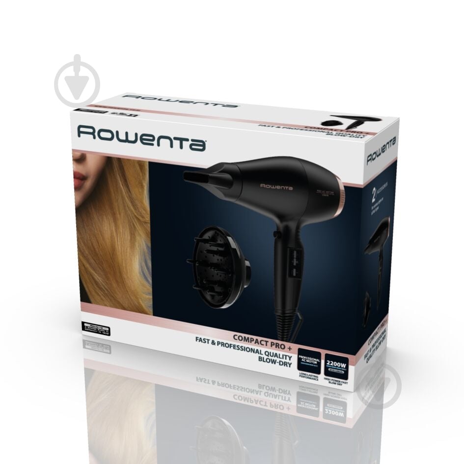 ᐉ Фен Rowenta COMPACT PRO+ CV6930F0 • Краща ціна в Києві, Україні ...