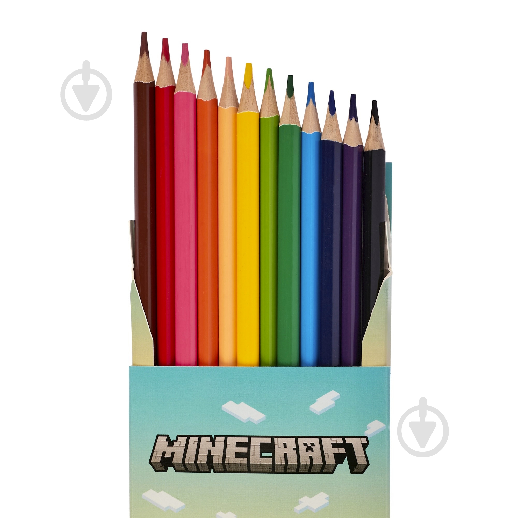 Карандаши цветные Minecraft Spring 12 шт. 290772 YES - фото 2