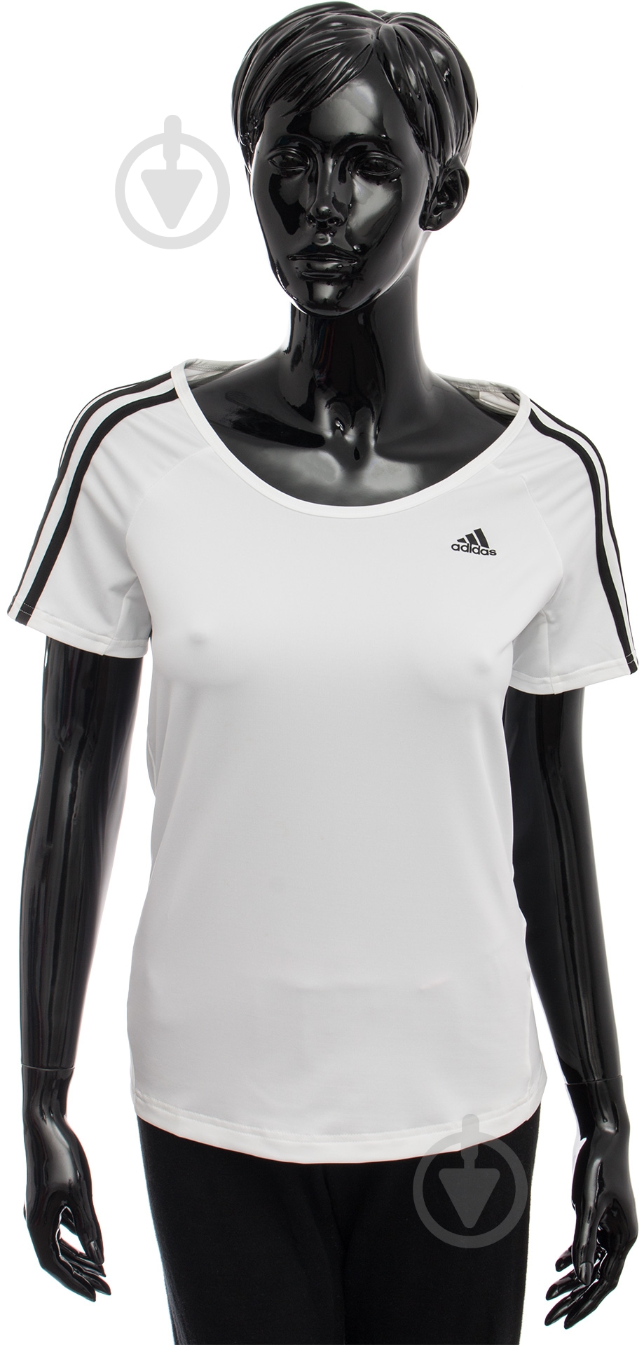 Футболка Adidas BASIC 3S P TEE AZ5830 р.L белый - фото 1
