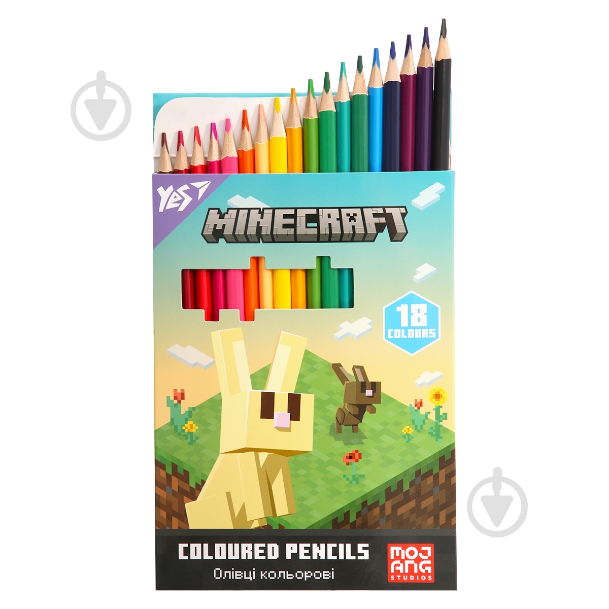 Карандаши цветные Minecraft Spring 18 шт. (290773) YES - фото 3