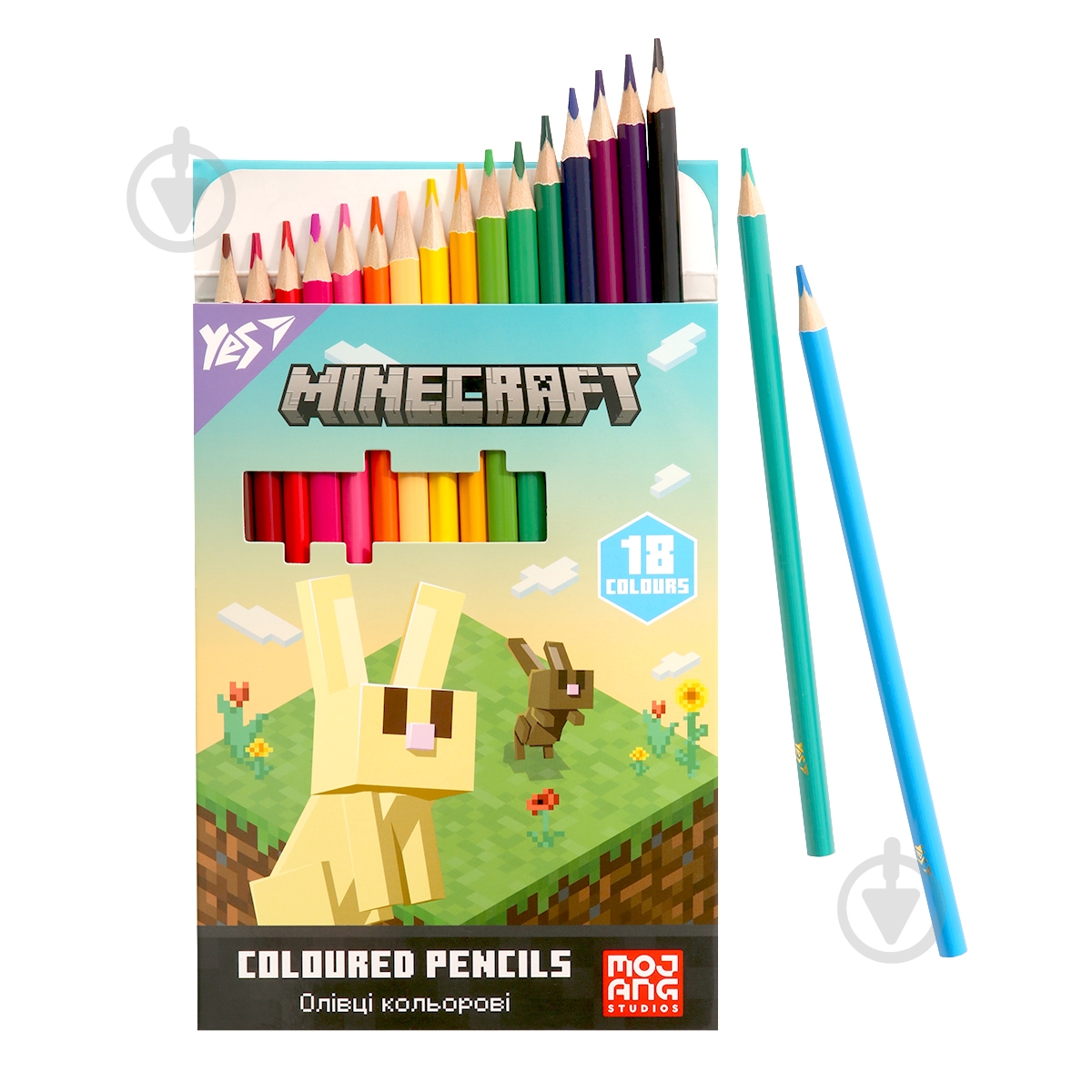 Карандаши цветные Minecraft Spring 18 шт. (290773) YES - фото 4