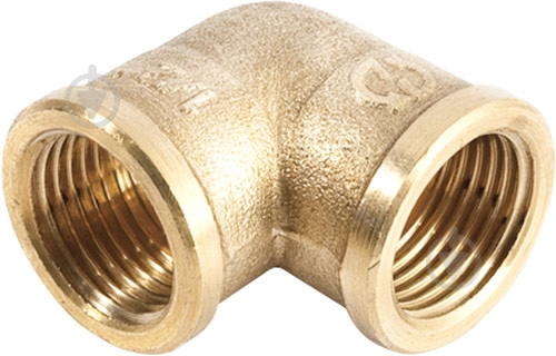 Колено ВВ General Fittings ВР-ВР 1"/2" латунь GF - фото 1