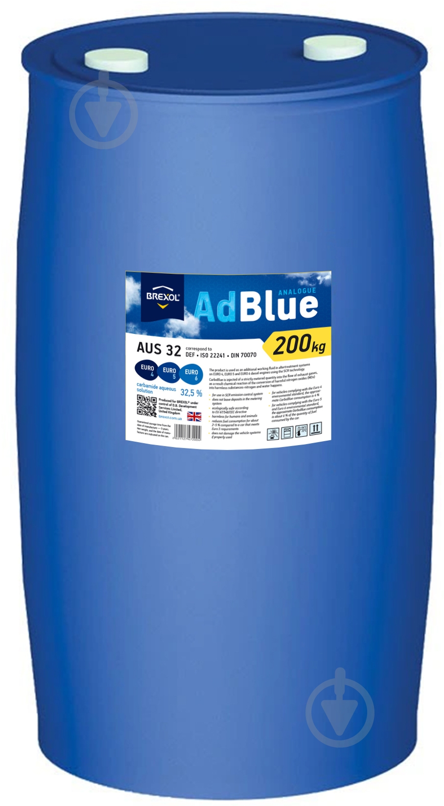 Жидкость Brexol AdBlue для систем SCR 200000 мл - фото 1