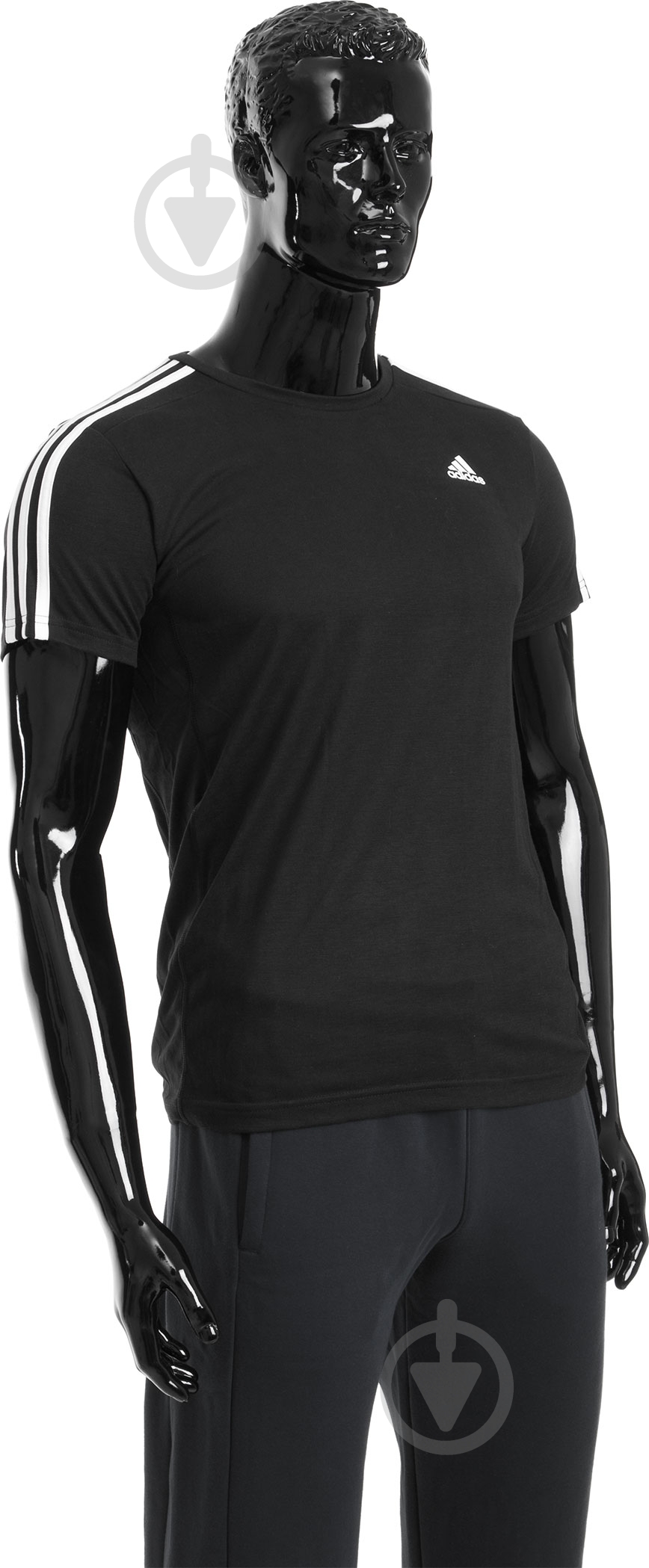 Футболка Adidas S88108 р.L чорний - фото 2 Футболка Adidas S88108 р.L чорний - фото 2