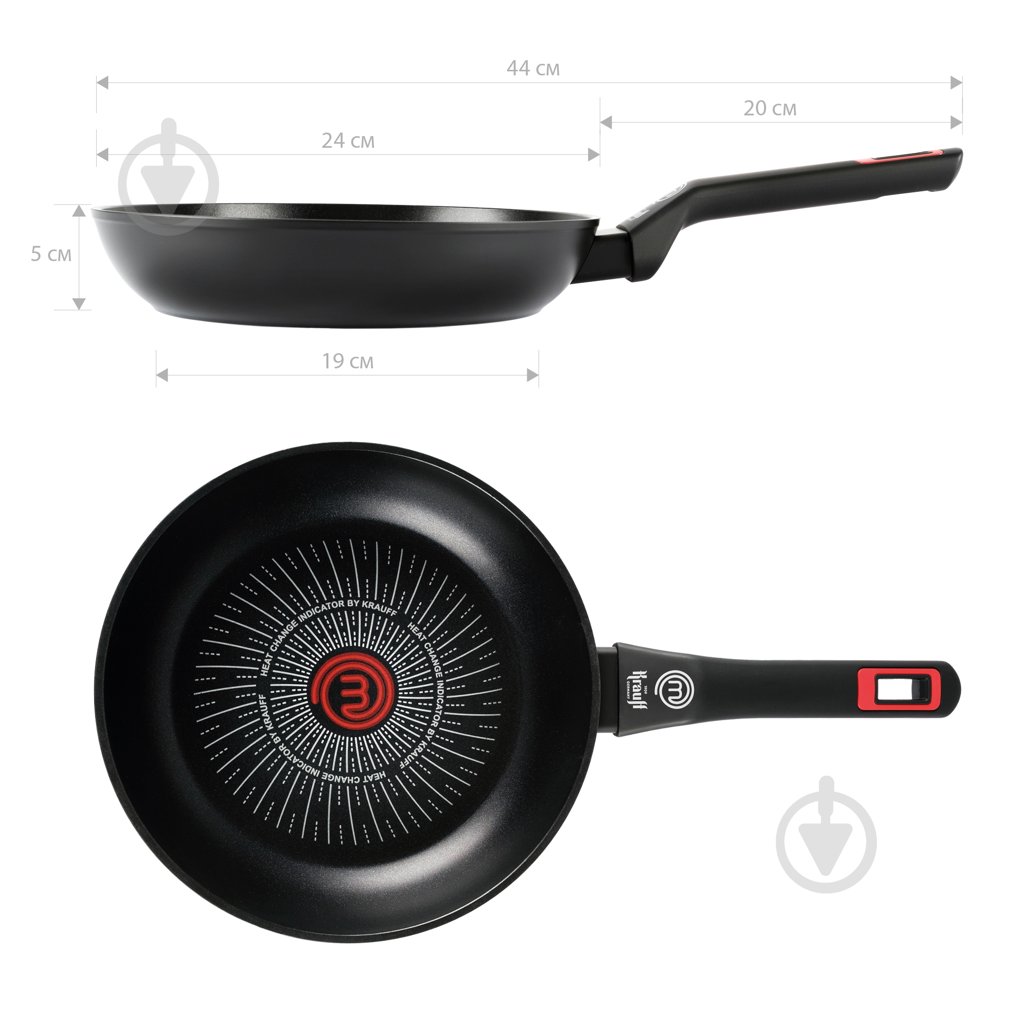 Сковорода Krauff MasterChef 24 см 25-45-288 - фото 9 Сковорода Krauff MasterChef 24 см 25-45-288 - фото 9