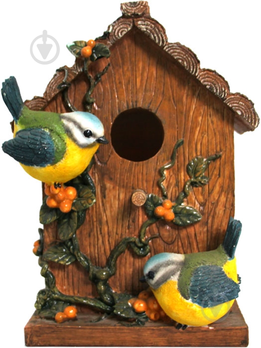 Кормушка Elsa Птичий домик с синичками - фото 1 Кормушка Elsa Птичий домик с синичками - фото 1