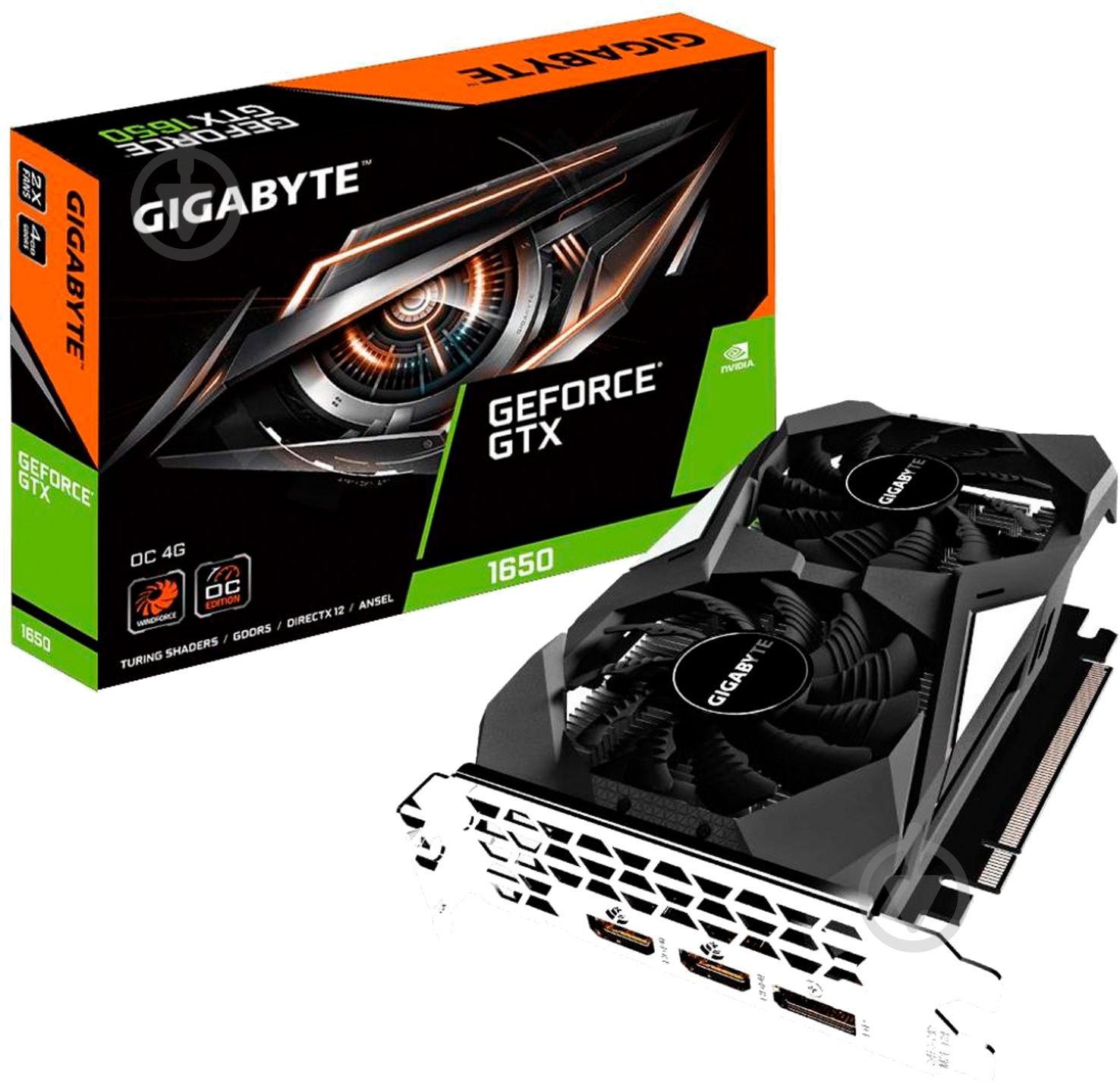Видеокарта Gigabyte GeForce GTX 1650 4GB GDDR5 128bit (GV-N1650OC-4GD) - фото 7