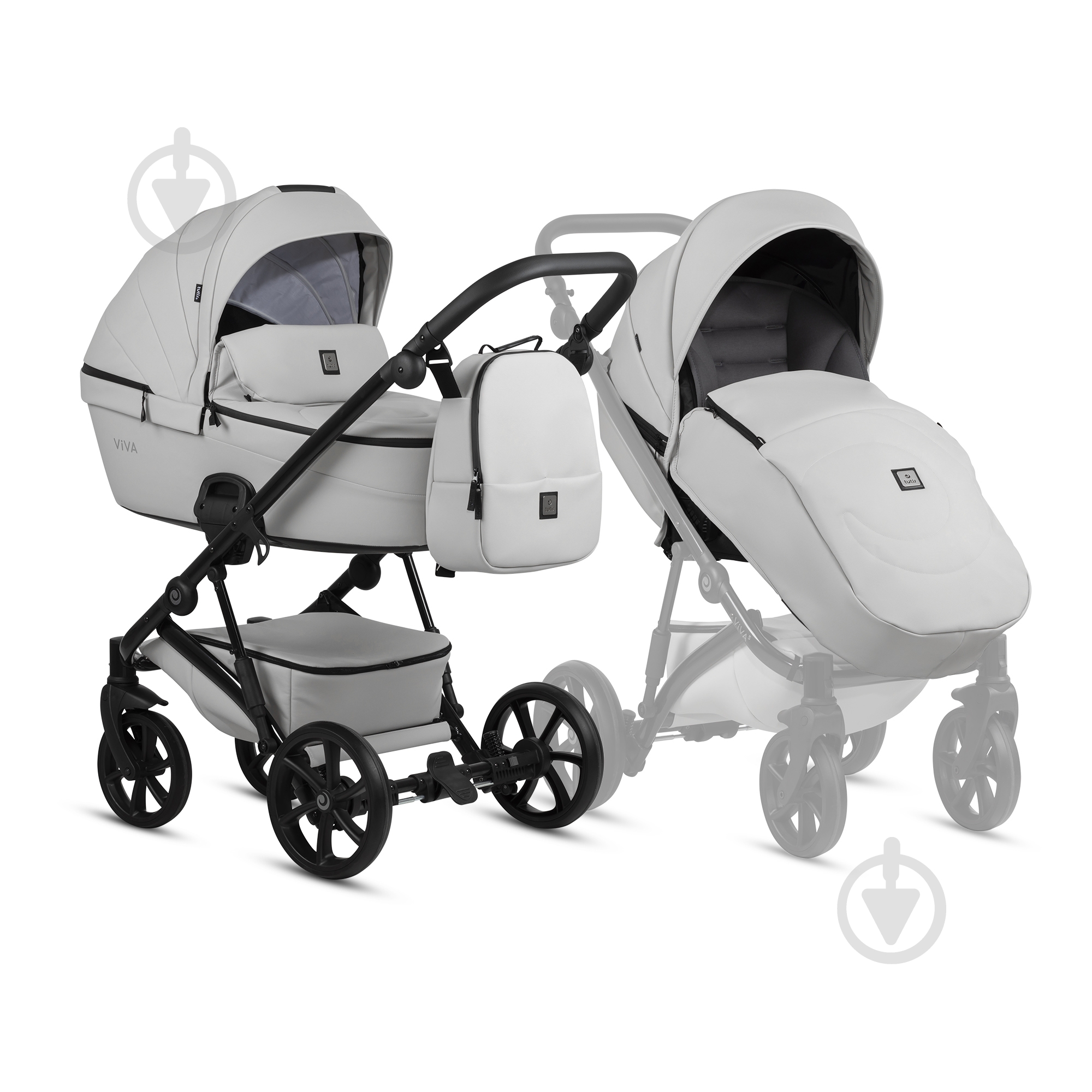 Коляска универсальная TUTIS VIVA5 Leather Cloud (1452085) - фото 15