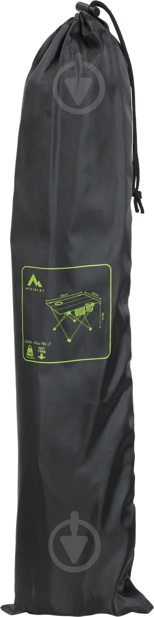 Стіл розкладний McKinley Pico TBL LT 431690-900050 чорний - фото 8 Стіл розкладний McKinley Pico TBL LT 431690-900050 чорний - фото 8