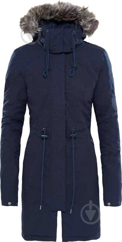 Куртка-парка жіноча зимова THE NORTH FACE W ZANECK PARKA T92TUPH2G р.L темно-синя - фото 1