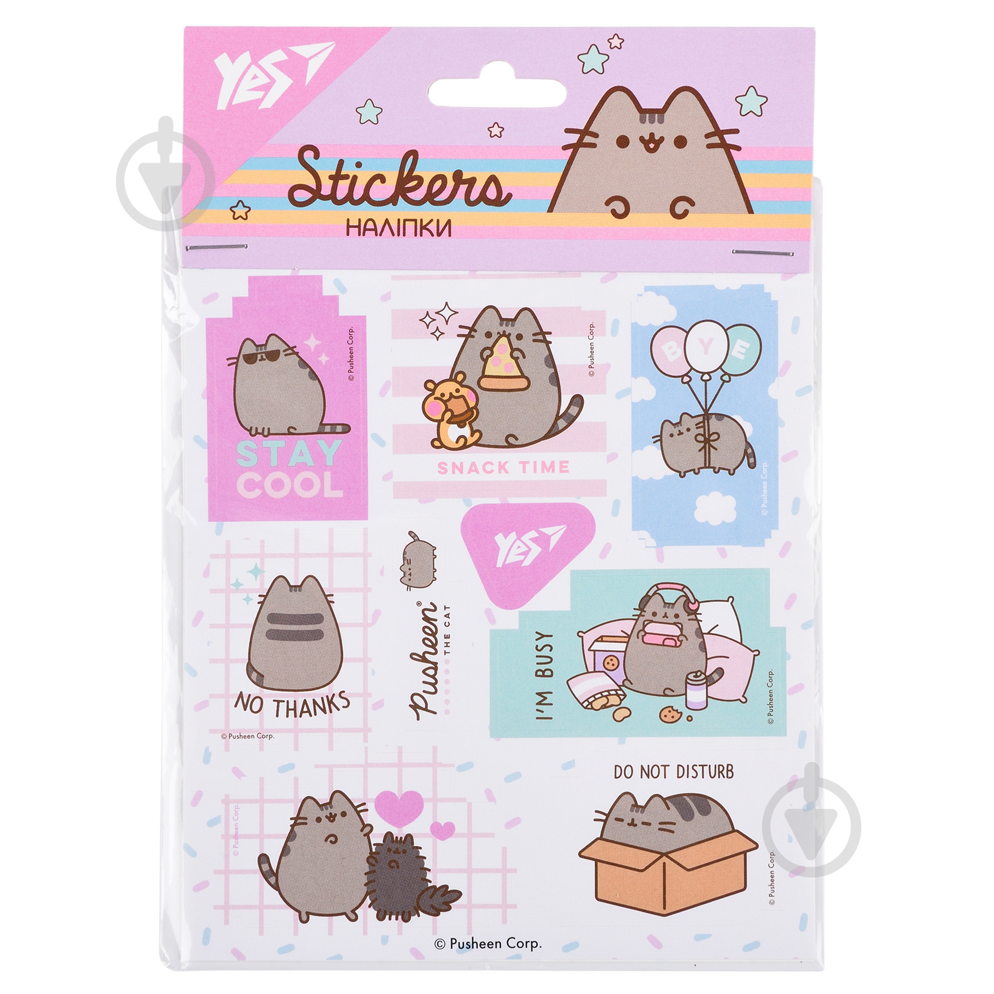 Набор наклеек YES Pusheen 954924 - фото 1