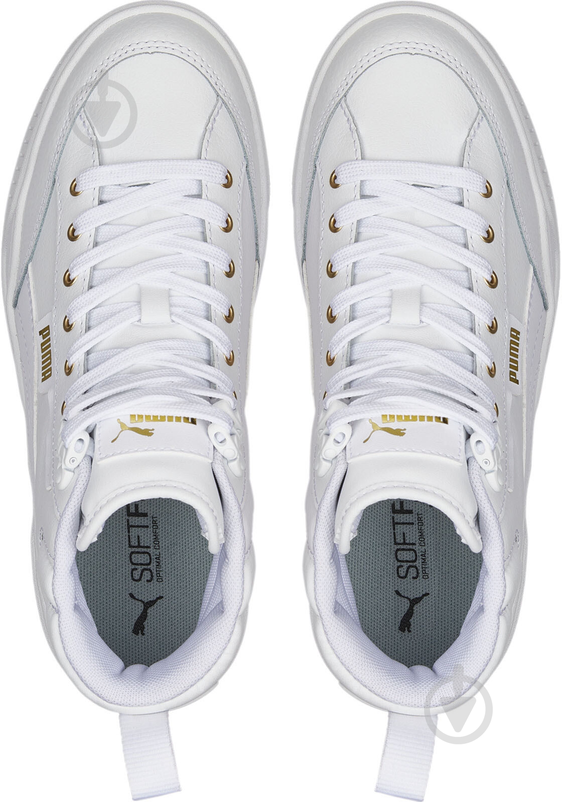 Кроссовки женские демисезонные Puma KARMEN MID 38585701 р.41 белые - фото 5