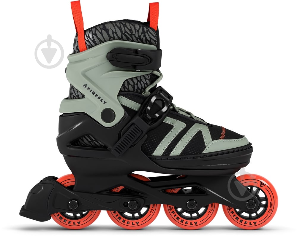 Роликові ковзани Firefly ILS C76 J 430976-902681 р. 38-41 чорно-зелений - фото 1
