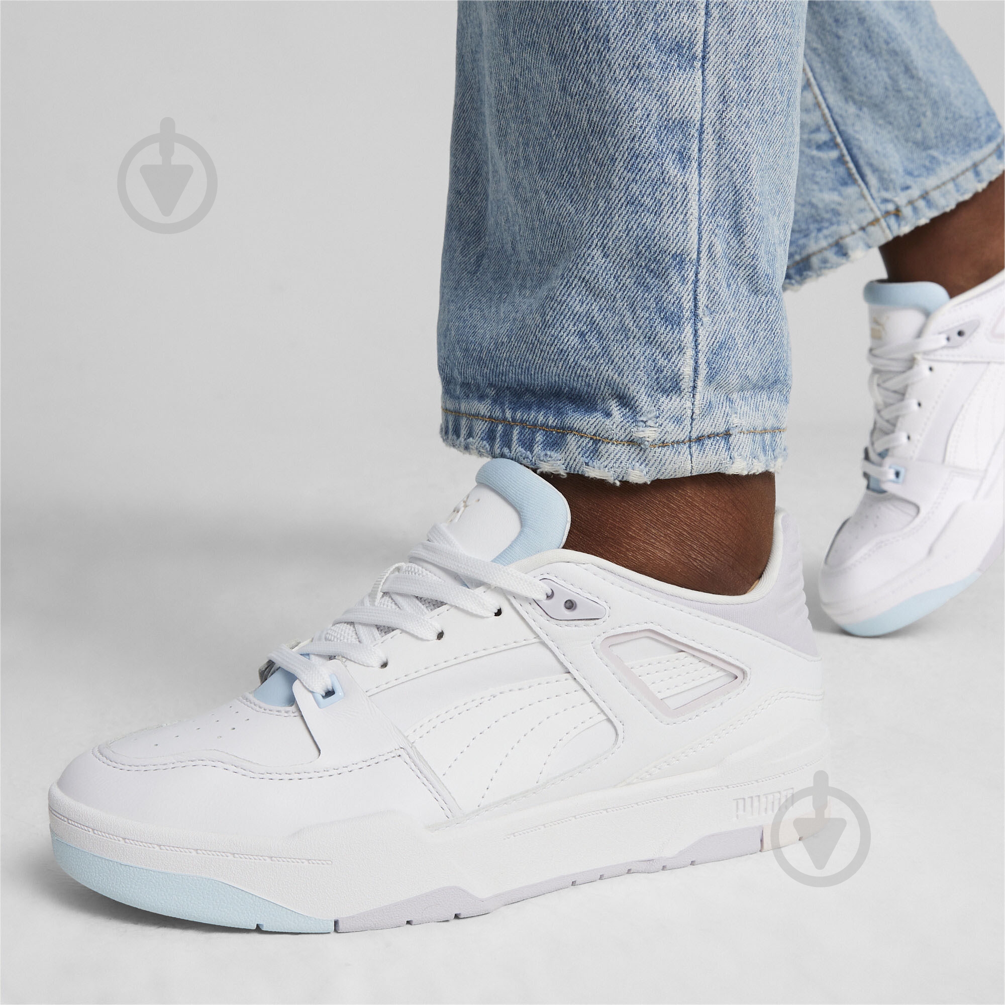 Кроссовки женские демисезонные Puma SLIPSTREAM WNS 38627014 р.40 белые - фото 7