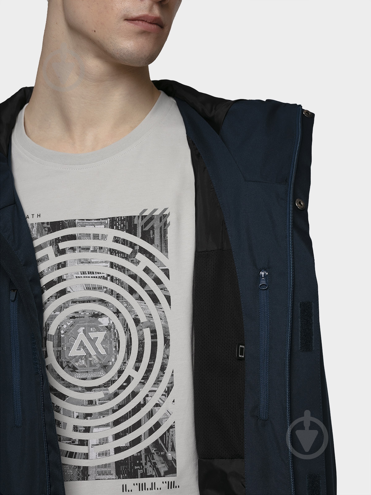 Куртка мужская демисезонная 4F D4L20-KUM206-31S р.M синяя - фото 7 Куртка мужская демисезонная 4F D4L20-KUM206-31S р.M синяя - фото 7