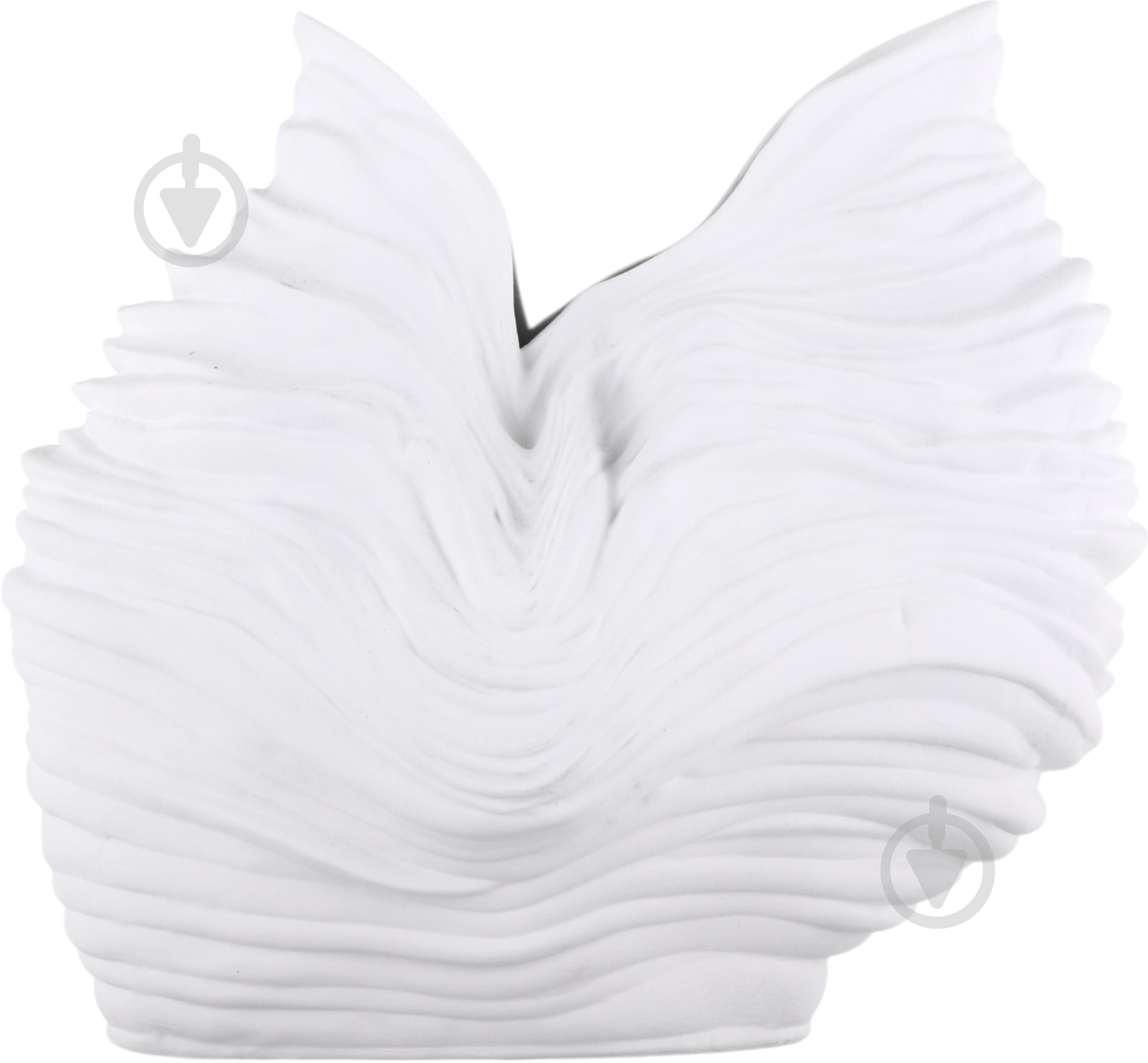 Ваза фарфоровая Inari Aruba 36 см белая ZH473-1D - фото 3 Ваза фарфоровая Inari Aruba 36 см белая ZH473-1D - фото 3