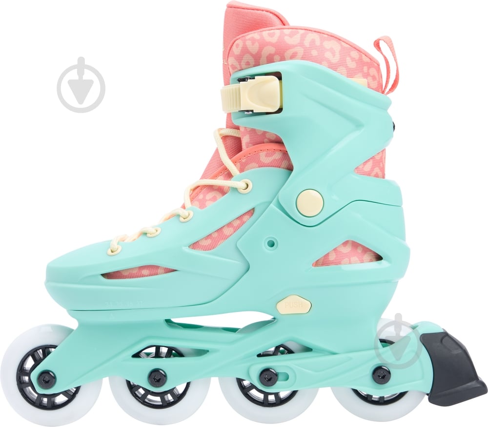 Роликовые коньки Firefly ILS C70 J 430974-901656 р. 34-37 бирюзовый - фото 2 Роликовые коньки Firefly ILS C70 J 430974-901656 р. 34-37 бирюзовый - фото 2