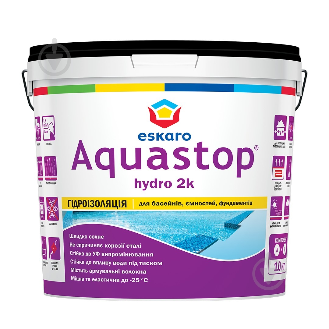 Гидроизоляция Eskaro Aquastop Hydro 2К - фото 1