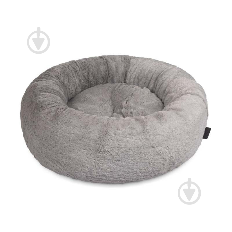 Лежак Природа Soft 48x48x17 см серый - фото 1